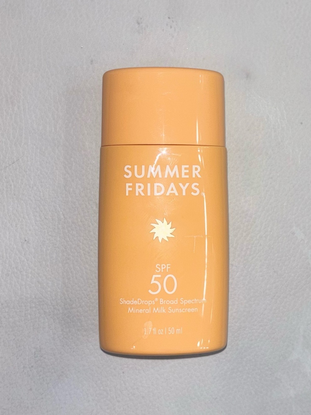 Summer Fridays SPF 50 Mineral Milk Sunscreen - Peach Orange
